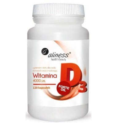 Aliness Witamina D3 4000 IU Forte Oil x 120 kaps.