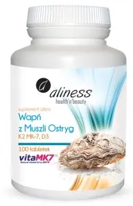 Aliness Wapń z Muszli Ostryg x 100 tabletek