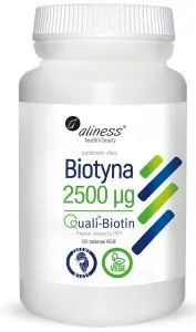 Biotyna 2500µg QualiBiotin® x 120 vege tabletek