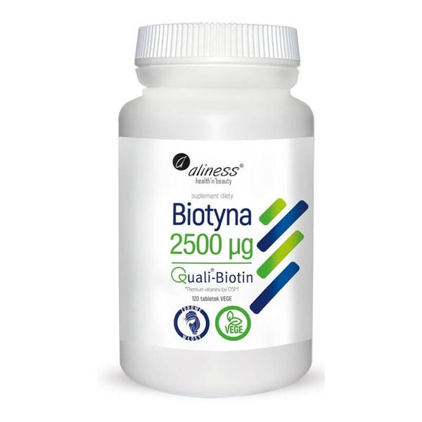Biotyna QualiBiotin® 2500 mcg x 120 tabletek VEGE