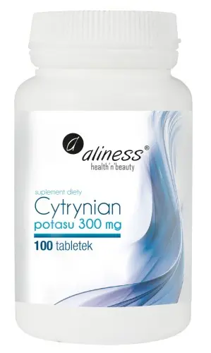 Cytrynian potasu 300 mg x 100 tabletek VEGE