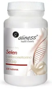 Aliness Selen L-Selenometionina 200µg x 100 tabletek
