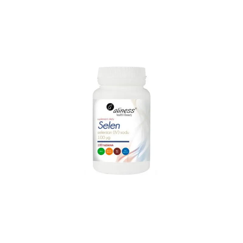 Selenian IV sodu x 100µg x 100 tabletek VEGE 
