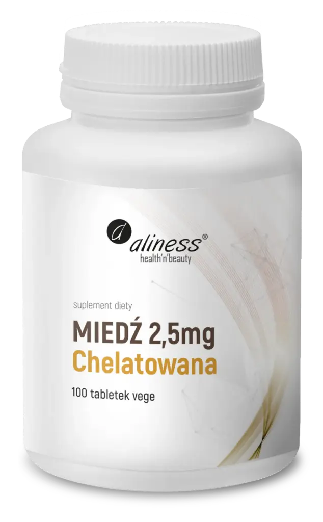 Miedź Chelatowana 2,5mg x 100 tabletek