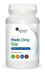 Miedź Trio 2,5mg x 100 vege tabletek