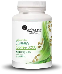 Green Coffee 3200 4:1 800mg x 100 kaps.