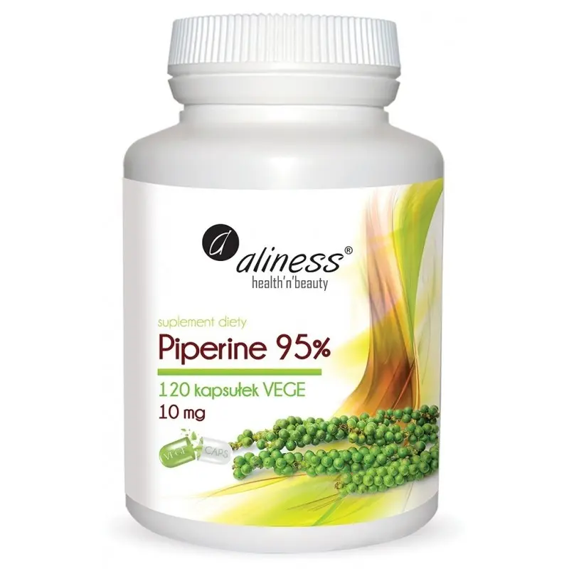 Piperyna 95% 10mg x 120 vege kaps.