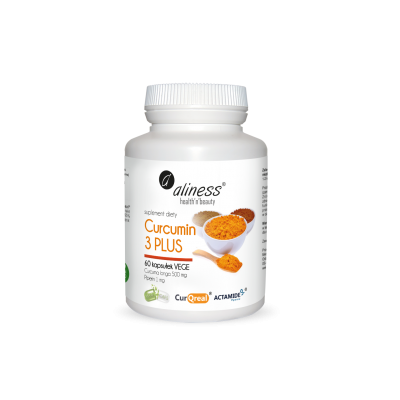 Curcumin 3 PLUS z piperyna 500 mg/1 mg x 60 VEGE kaps.