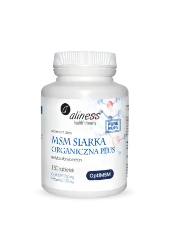 Siarka Organiczna PLUS OptiMSM® x 180 tabletek