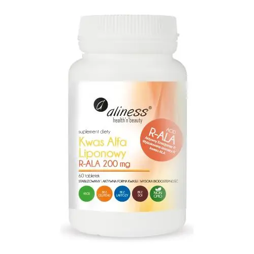 Kwas Alfa Liponowy R-ALA 200 mg x 60 tabletek vege
