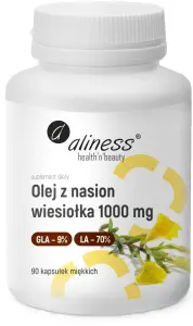 Olej z Nasion Wiesiołka GLA 9% LA 70% 1000mg x 90 kaps.