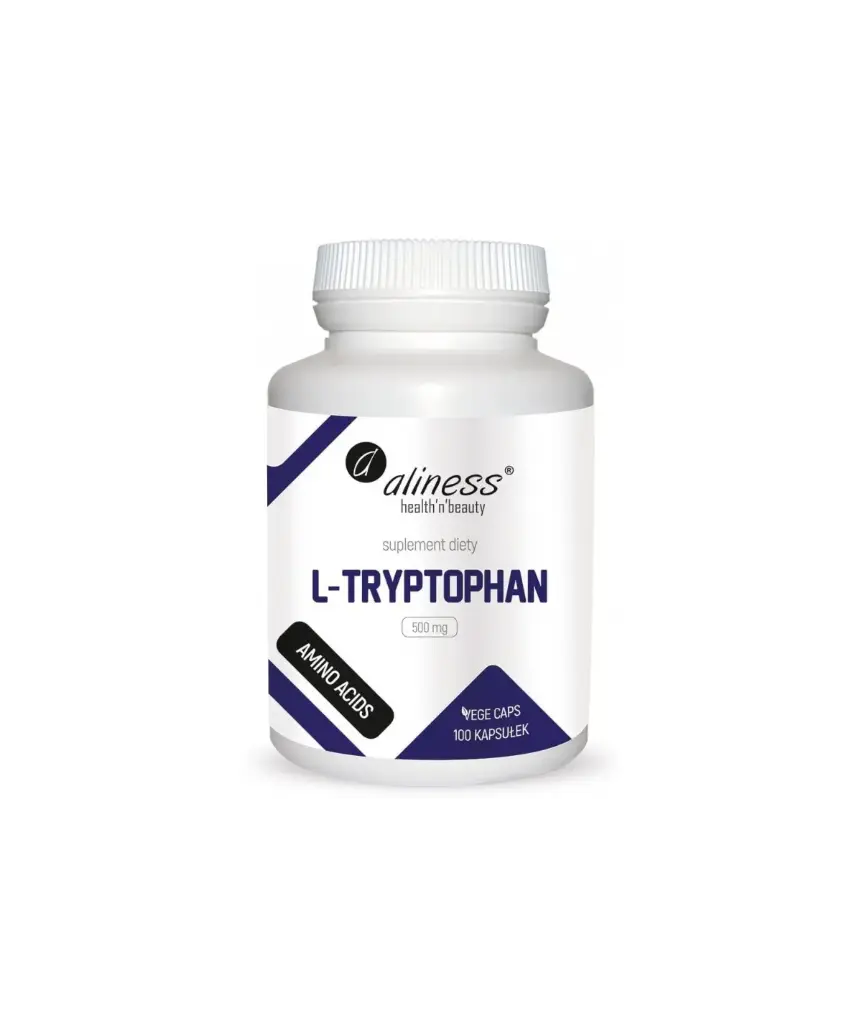 L-Tryptophan 500 mg Vege caps.