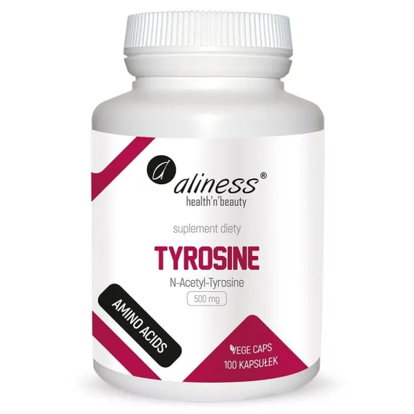 N-Acetyl-Tyrosine 500 mg x 100 Vege caps.