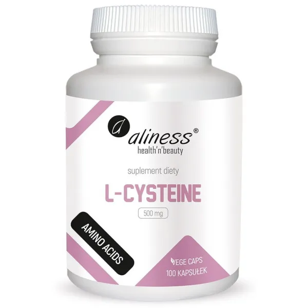 L-Cysteine 500 mg x 100 Vege caps.