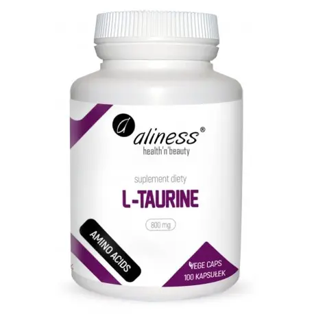 Aliness L-Taurine 800mg x 100 vege kaps.