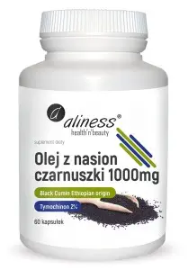 Aliness Olej z Nasion Czarnuszki 2% 1000mg x 60 kaps.