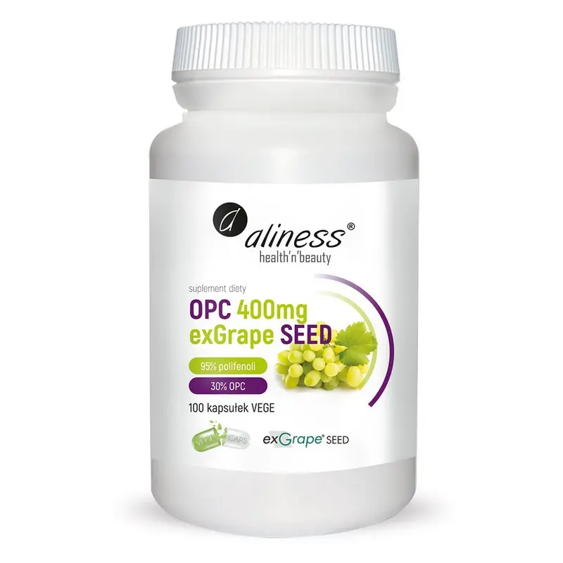 OPC exGrapeSeeds 400 mg x 100 vege caps.