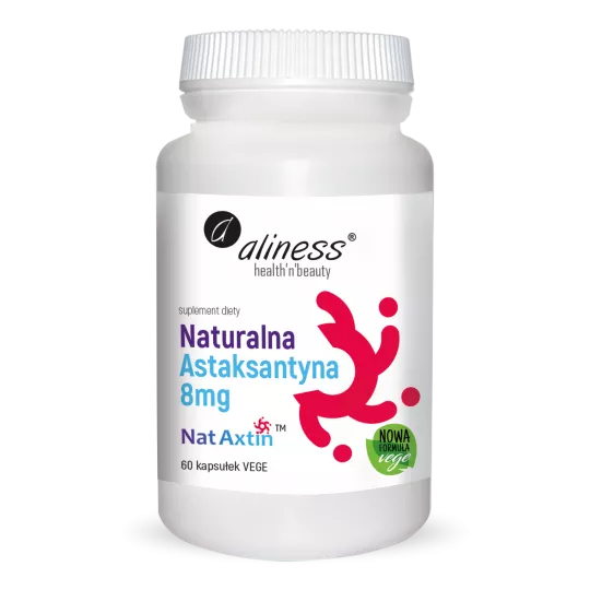 Naturalna Astaksantyna Nat Axtin 8mg x 60 caps