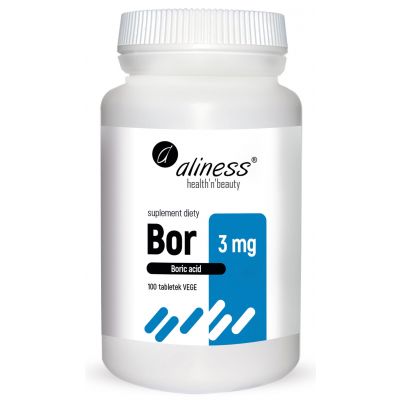 Bor 3 mg (kwas borowy) x 100 tabletek vege