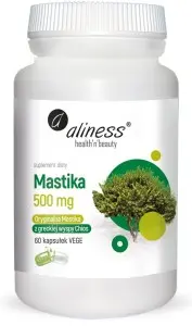 Aliness Mastika (Sproszkowana Żywica Pistacia Lentiscus L.) 500mg x 60 vege kaps.