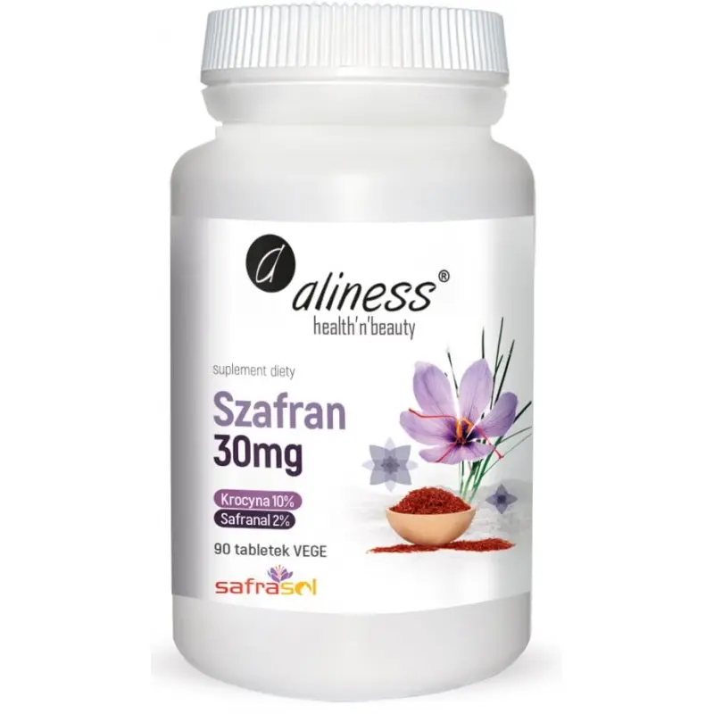 Aliness Szafran SafraSOL™ 30mg x 90 kaps.