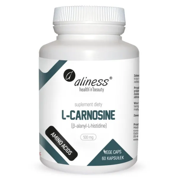 L-Carnosine 500mg x 60 vege kaps.