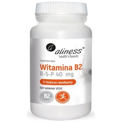 Witamina B2 R-5-P (Ryboflawina) 40mg x 100 vege kaps.