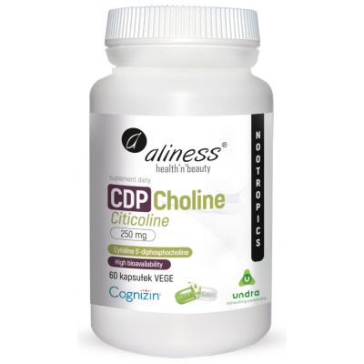 Aliness CDP Choline Citicoline 250mg x 60 kaps.