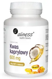 Aliness Kwas Kaprylowy 600mg x 90 kaps.