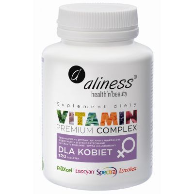 Aliness Vitamin Premium Complex dla Kobiet x 120 kaps.