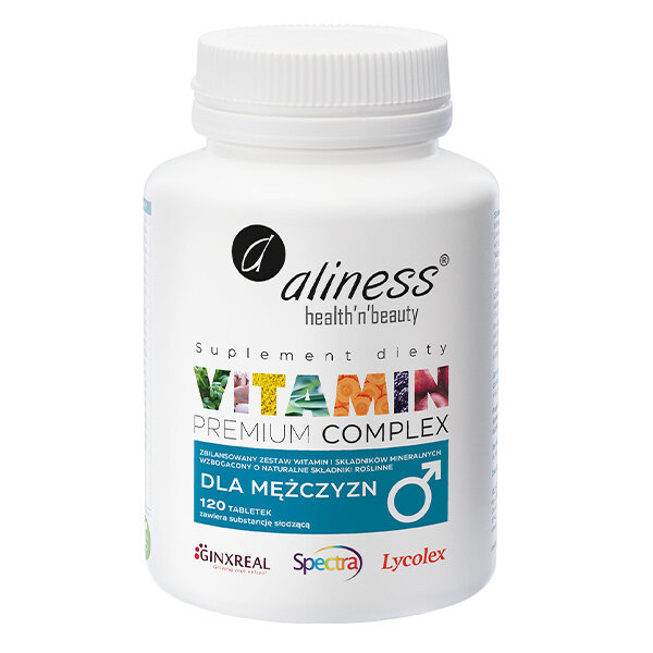 Aliness Vitamin Premium Complex dla Mężczyzn x 120 kaps.