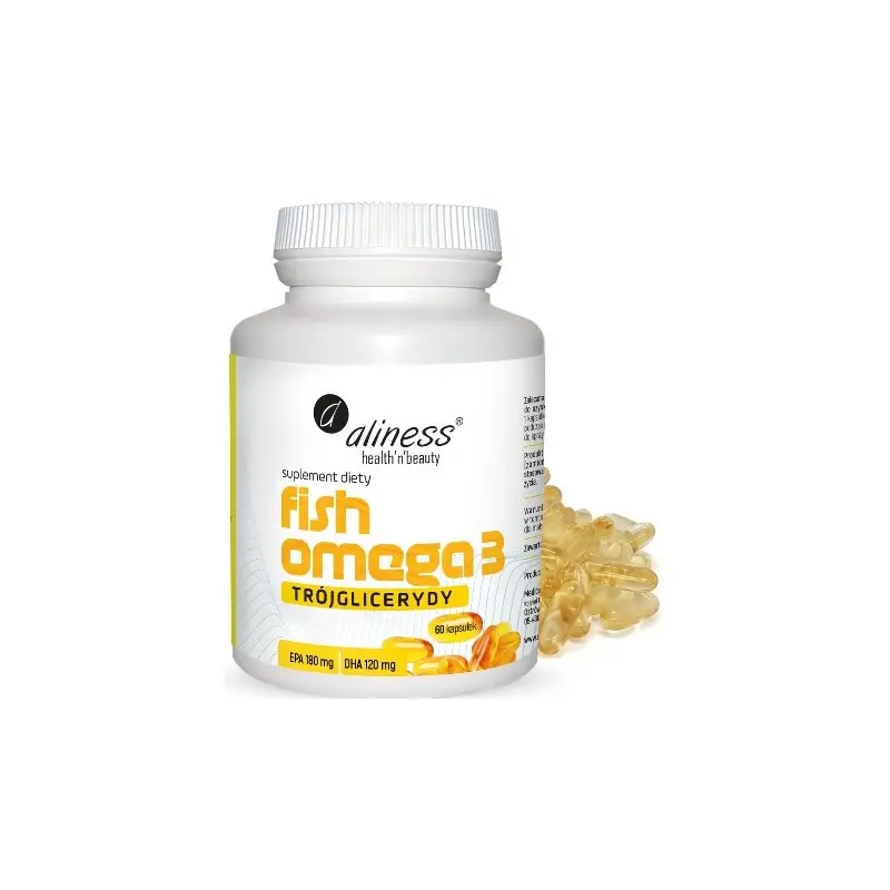 Fish Omega 3 Trójglicerydy 180/120 mg x 60 kapsułek