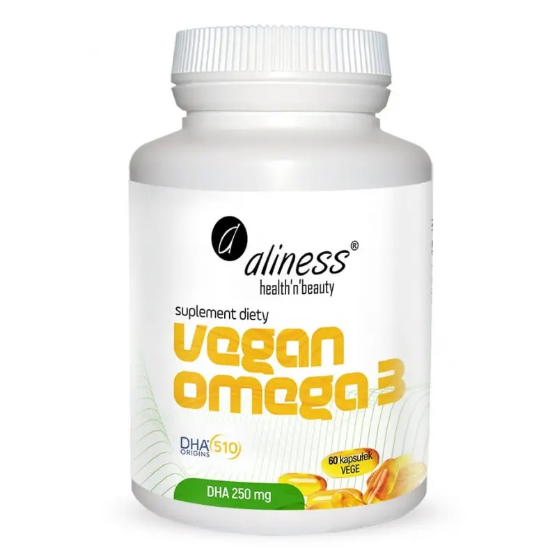 Vegan Omega 3 DHA 250mg x 60 vege kaps.