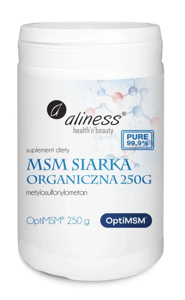 Aliness MSM Siarka Organiczna x 250g (proszek)