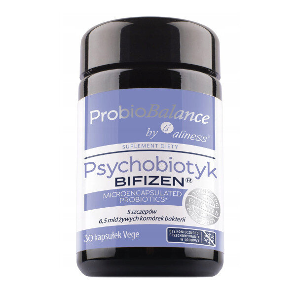 ProbioBALANCE, Psychobiotyk BIFIZEN  6,5 mld x 30 vege caps.