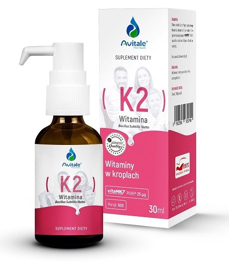 Witamina K2 (Vita MK7) 25uq Olive 30 ml 