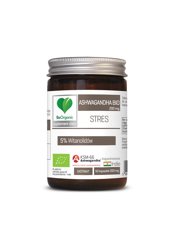 Ashwagandha KSM-66® 5% BIO, 200mg x 50 kaps