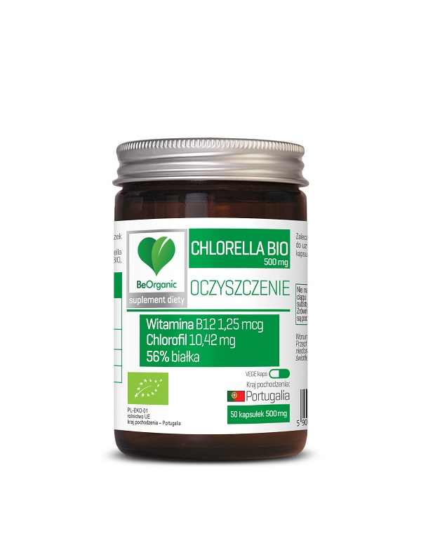 Chlorella BIO, 500mg x 50 kaps