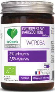 Ostropest BIO 3% + Karczoch BIO 2,5% 400mg x 50 kaps.
