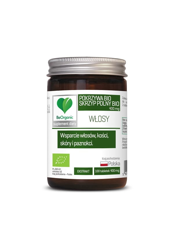 Skrzyp BIO + Pokrzywa BIO, 400mg x 100 tabletek