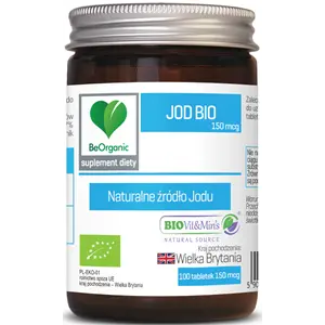 BeOrganic Jod BIO 150μg x 100 tabletek
