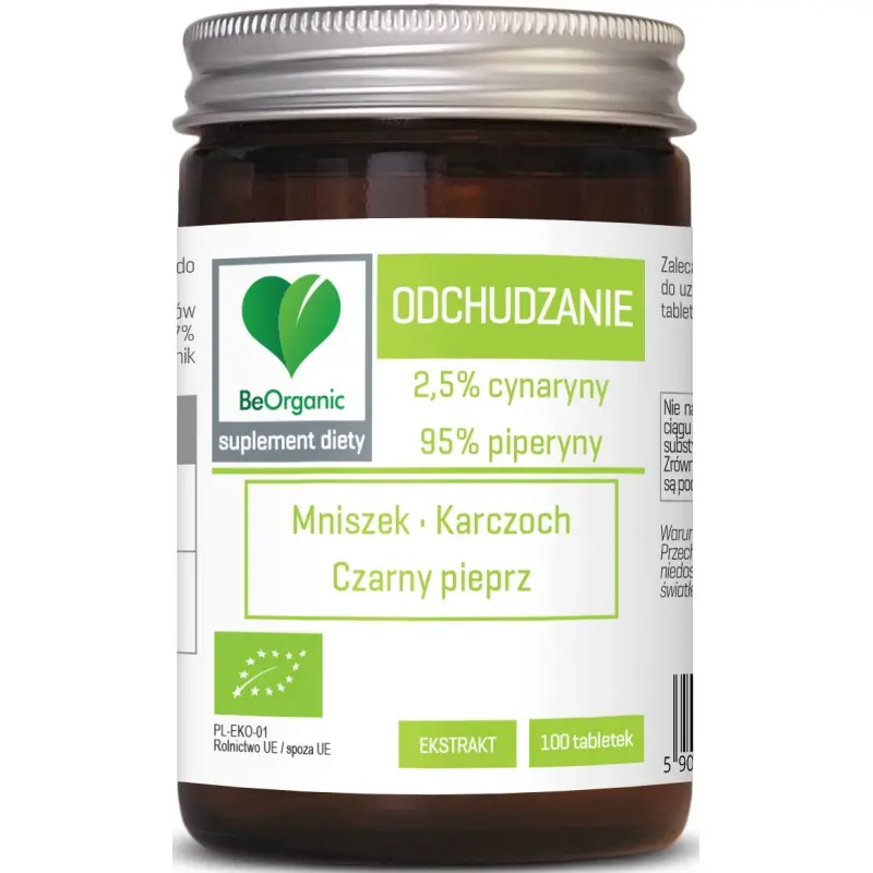 BeOrganic Odchudzanie BIO 400mg x 100 tabletek