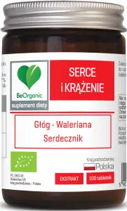 BeOrganic Serce i Krążenie BIO 500mg x 100 tabletek