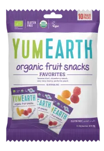 YumEarth Żelki Bez Żelatyny EKO (Fruit Snacks) 10x19,8g