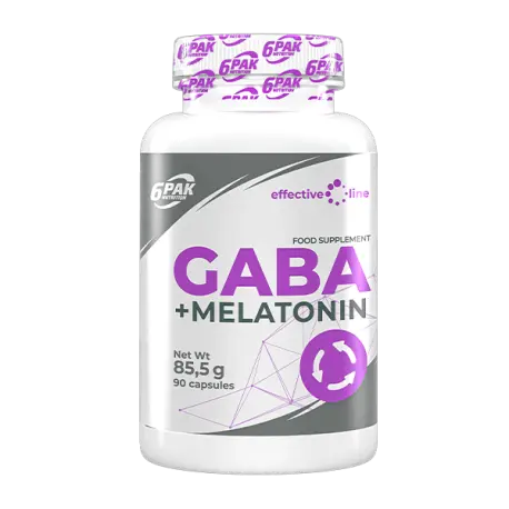 6PAK GABA + MELATONIN 90cap