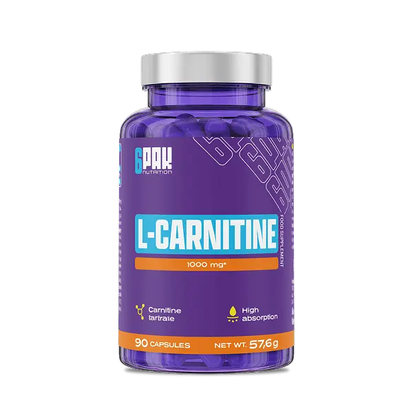 6PAK L-Carnitine x 90 kaps.