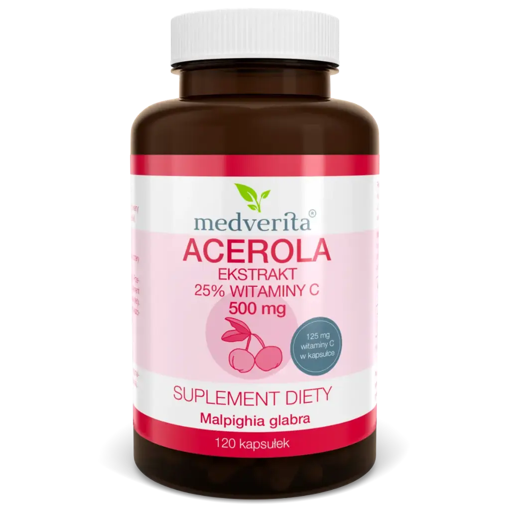 Medverita Acerola 500mg x 120 kaps.