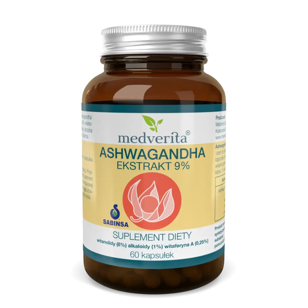 Medverita Ashwagandha 9% x 60 kaps.