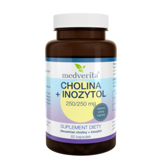 Medverita Cholina + Inozytol 60 kapsułek