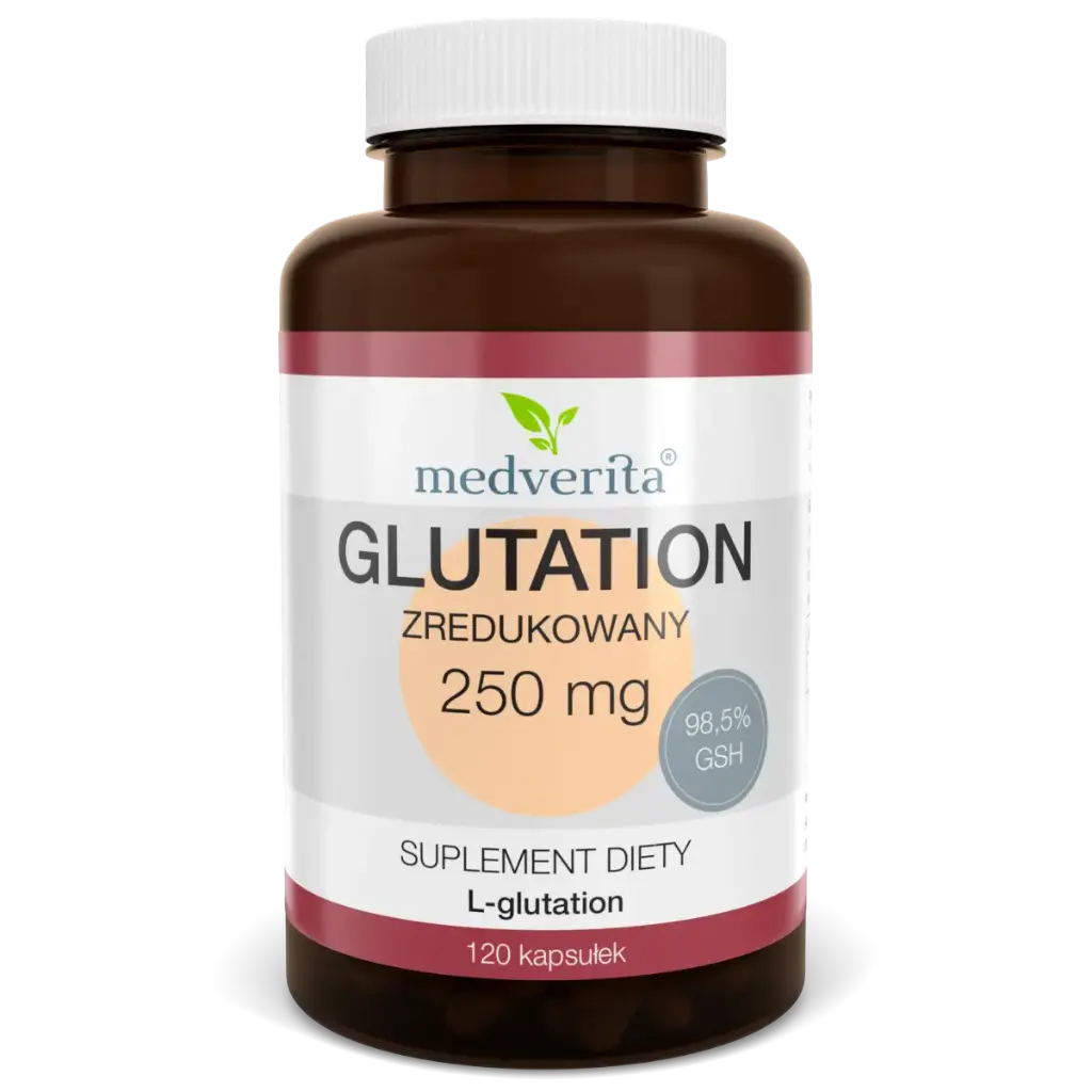 Medverita Glutation Zredukowany 250mg x 120 kaps.